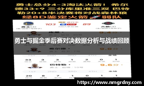 勇士与掘金季后赛对决数据分析与战绩回顾